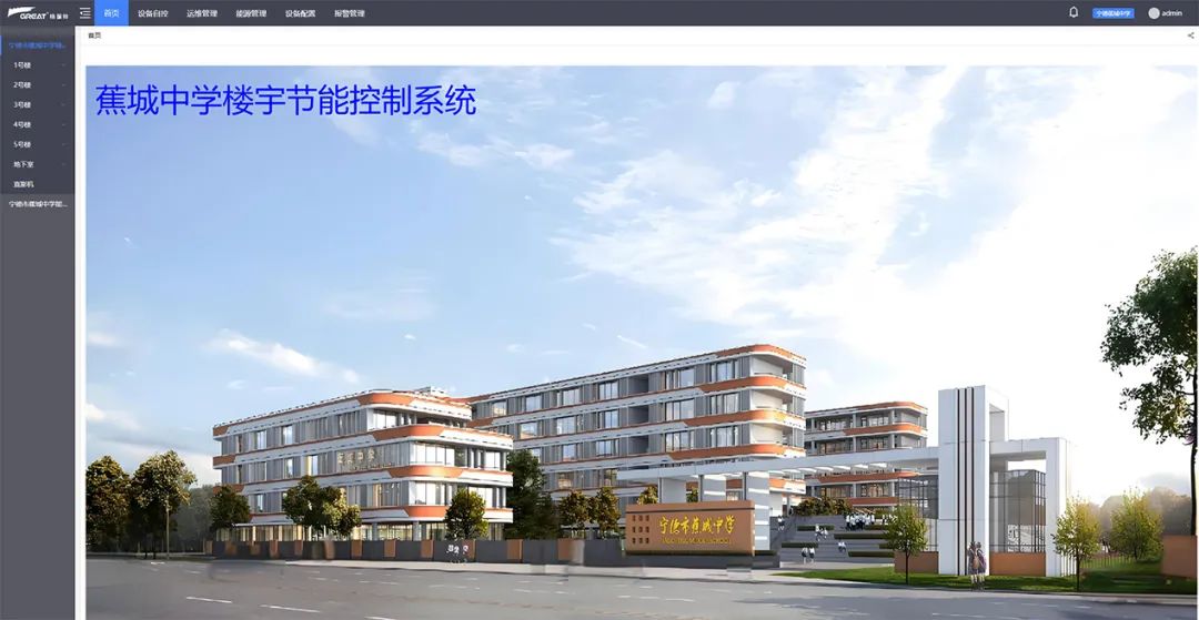 格瑞特智慧機電管理系統(tǒng)在學(xué)校項目中實現(xiàn)多維管理(圖5)